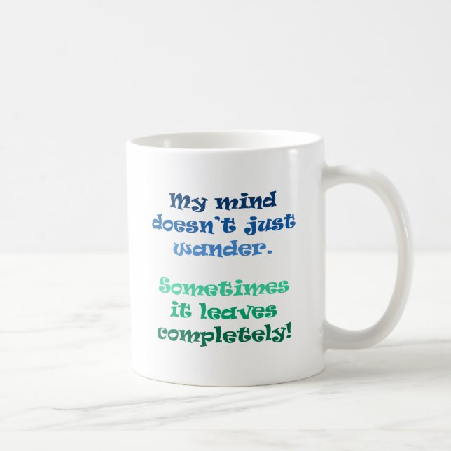 Mug Mon esprit n'erre pas simplement (Droite)