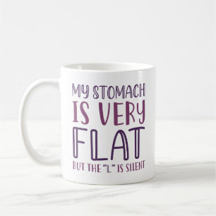 Mug Mon Estomac Est Très Plat