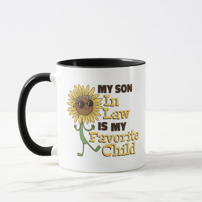 Mug Mon Fils En Droit Est Ma Famille D'Enfants Préféré (Gauche)
