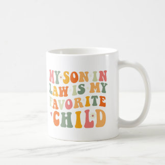 Mug Mon Fils en droit est mon enfant favori