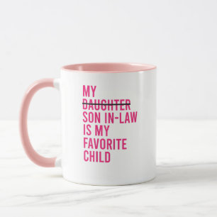 Mug Mon Fils En Droit Est Mon Enfant Préféré