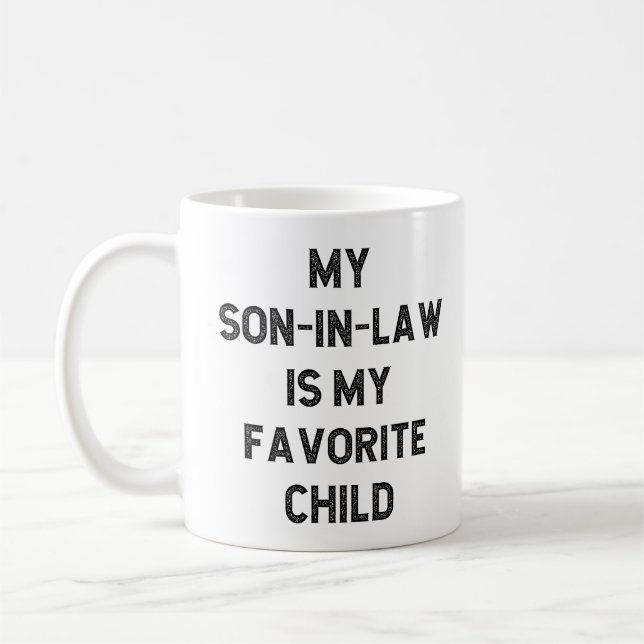 Mug Mon Fils En Droit Est Mon Enfant Préféré (Gauche)