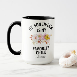 Mug Mon Fils En Droit Est Mon Enfant Préféré Nom Perso