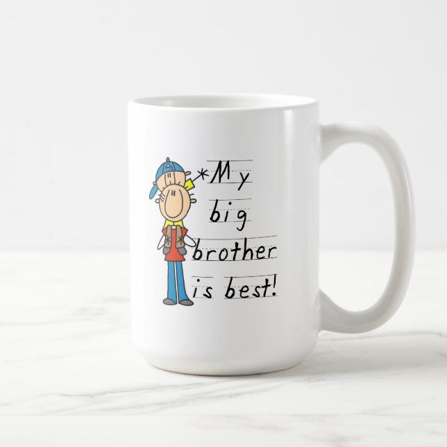 Mug Mon frère est les meilleurs T-shirts et cadeaux (Droite)