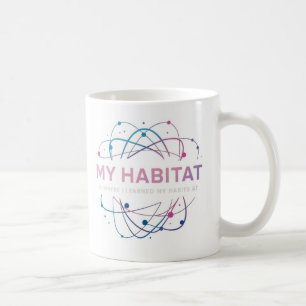 Mug "Mon habitat est là où j'ai appris mes habitudes" 