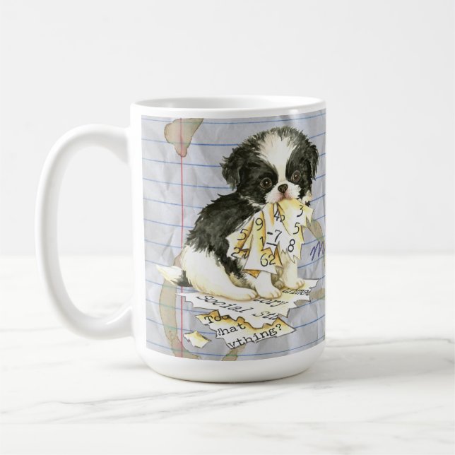 Mug Mon japonais Chin Ate mon plan de leçon (Gauche)