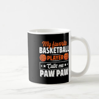 Mug Mon joueur de basket préféré m'appelle Paw Paw Mig
