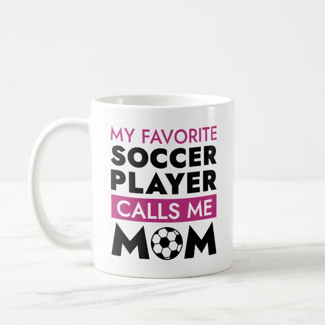 Mug Mon Joueur De Football Favori M'Appelle Maman (Gauche)