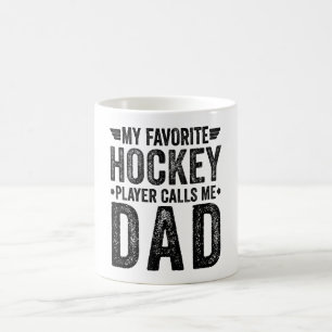 Mug Mon Joueur De Hockey Favori M'Appelle Papa