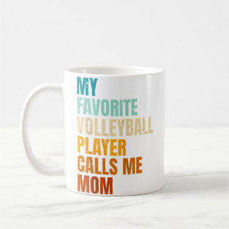 Mug Mon Joueur de Volley-Ball Préféré M'appelle Maman