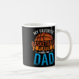 Mug Mon Joueur favori Bysketbyll Me Appelle Papa Byske