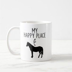 Mug Mon Joyeux Lieu Cheval Lover Cadeaux Équitation
