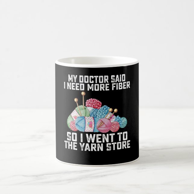 Mug Mon Médecin A Dit Que J'Avais Besoin De Plus De Fi (Centre)