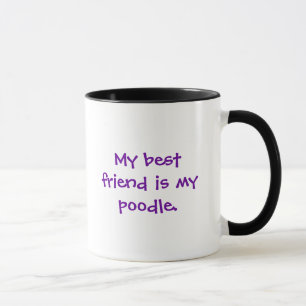 Mug Mon meilleur ami est mon caniche