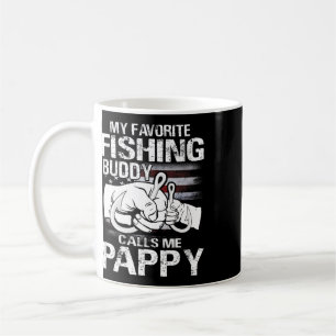Mug Mon meilleur compagnon de pêche m'appelle Pappy 