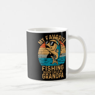 Mug Mon meilleur compagnon de pêche m'appelle Papy Drô