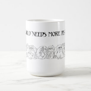 Mug Mon monde a besoin de plus de Pékinois