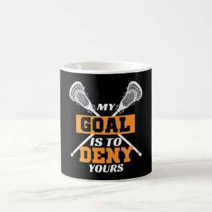 Mug Mon objectif est de nier le vôtre Lacrosse
