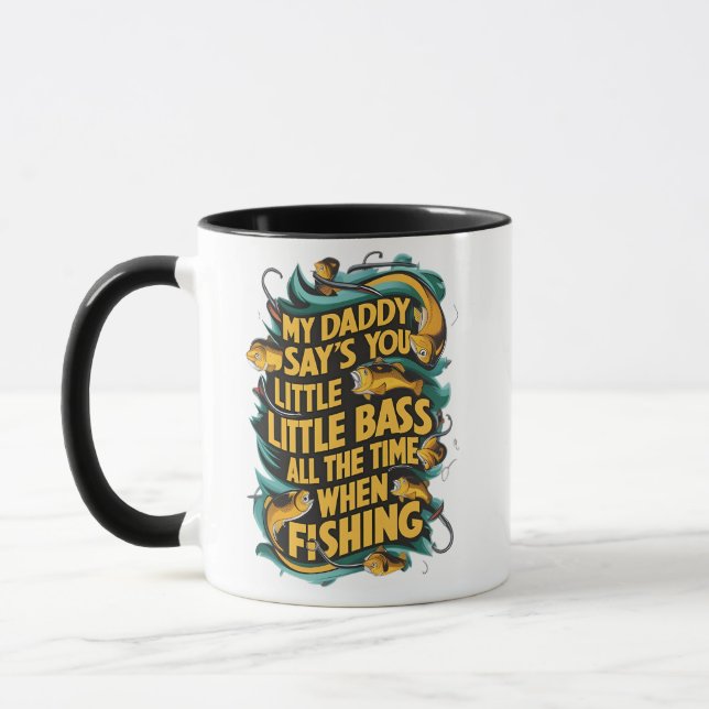Mug Mon papa dit que c'est toi la petite basse (Gauche)