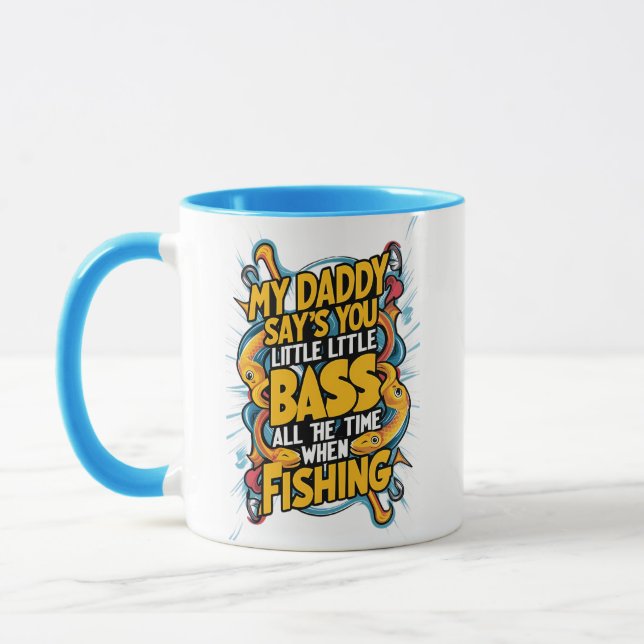Mug Mon papa dit que c'est toi la petite basse (Gauche)