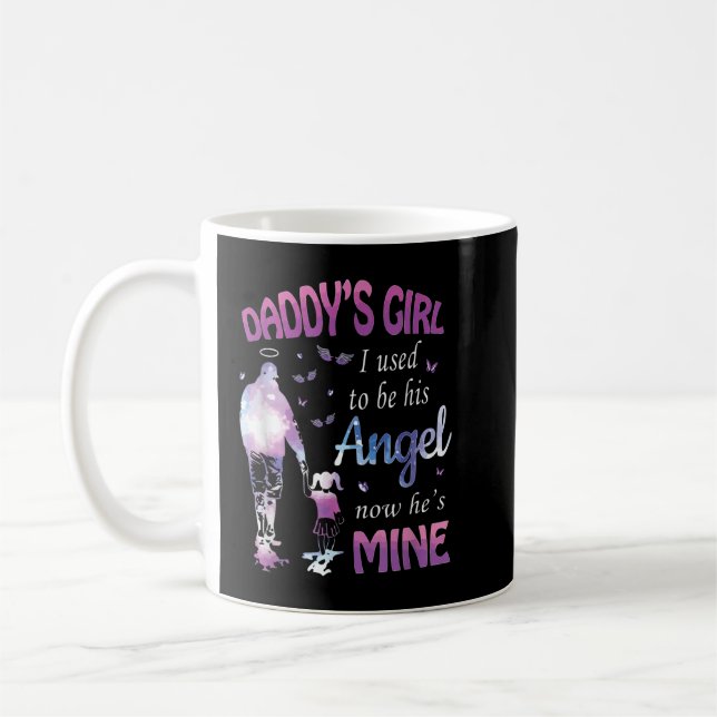 Mug Mon père est mon ange gardien, la fille de papa (Gauche)