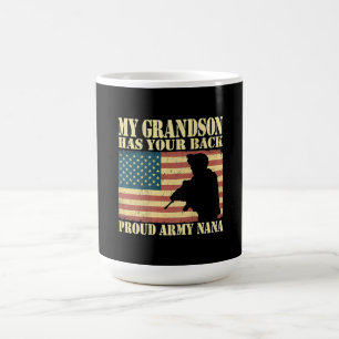 Mug Mon petit-fils a ton dos - Fière grand-mère de l'a
