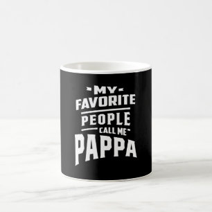Mug Mon peuple favori m'appelle Pappa - Père grand-pèr