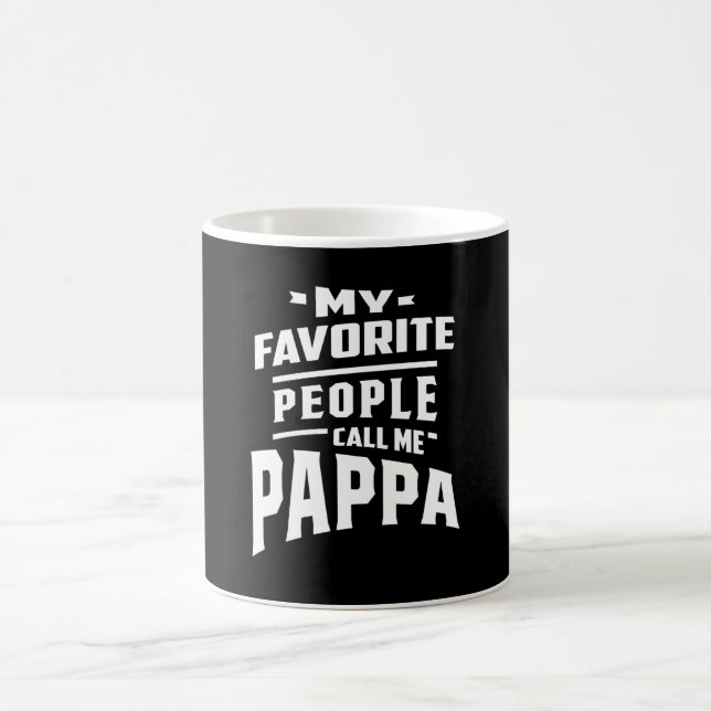Mug Mon peuple favori m'appelle Pappa - Père grand-pèr (Centre)