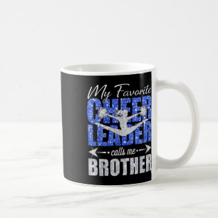 Mug Mon Pom-pom girl Favori M'Appelle Frère Cheer Mot
