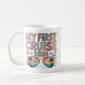 Mug Mon Premier Croisière 2026, Première Vacances en C