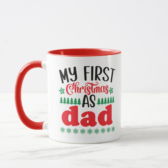 Mug Mon premier Noël comme papa (Gauche)
