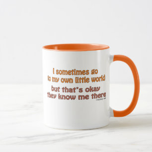 Mug Mon propre petit monde