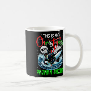 Mug Mon pyjama de Noël Père Noël Orca Mer Amoureux des