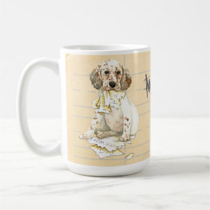 Mug Mon Setter anglais a mangé mes devoirs