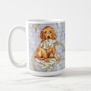 Mug Mon Setter irlandais a mangé mon plan de leçon