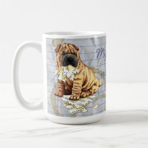 Mug Mon Shar-Pei a mangé mon plan de cours