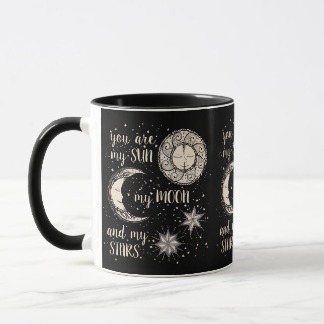 Mug Mon Soleil, Ma Lune, Mes Étoiles (Gauche)