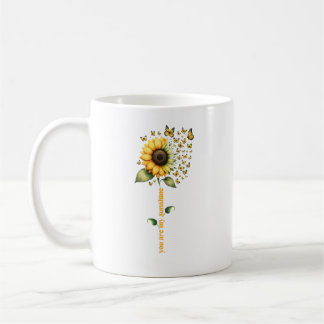 Mug Mon Sunshine Papillons tournesol Personnalisé