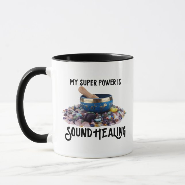 Mug Mon super-pouvoir est la boue de guérison (Gauche)