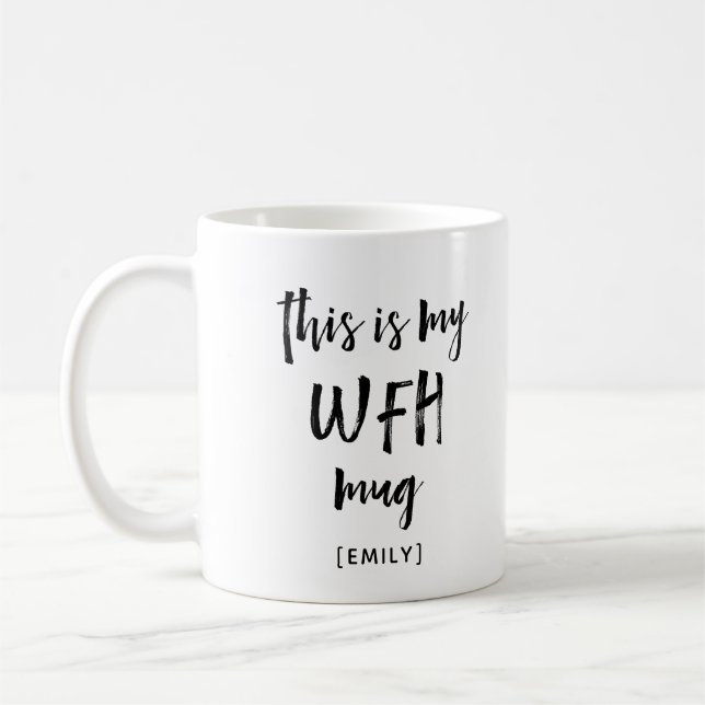 Mug Mon travail depuis la boue domestique | Script mod (Gauche)