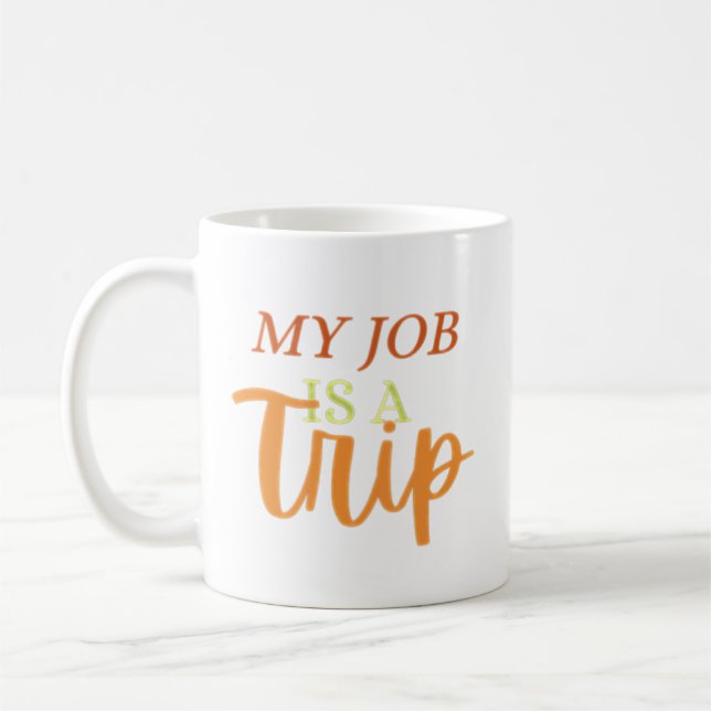 Mug mon travail est un voyage (Gauche)