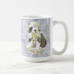 Mug Mon vieux berger anglais a mangé mon plan de leçon