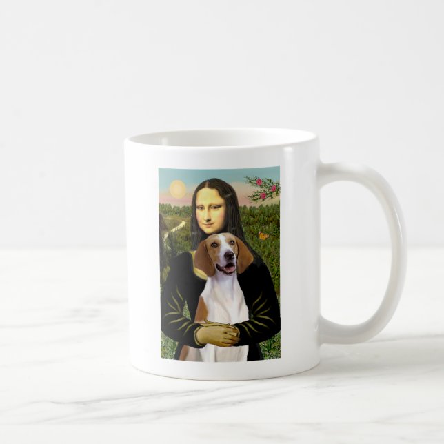 Mug Mona Lisa - American Foxhound (Droite)