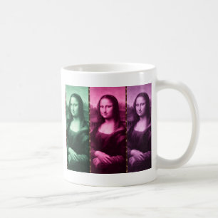 Mug Mona Lisa Poster de animal rose rose violet