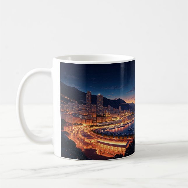 Mug Monaco Monte Carlo la nuit (Gauche)