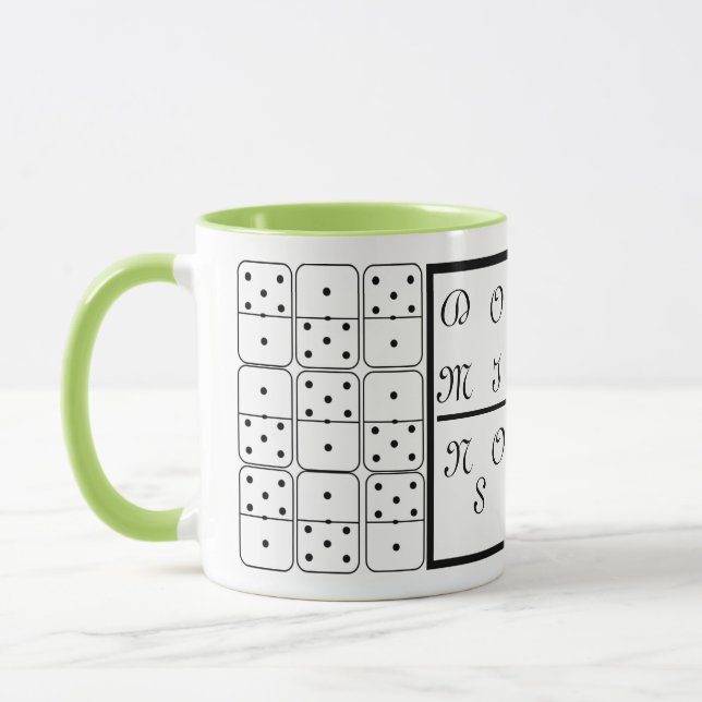 Mug Monde de dominos (Gauche)