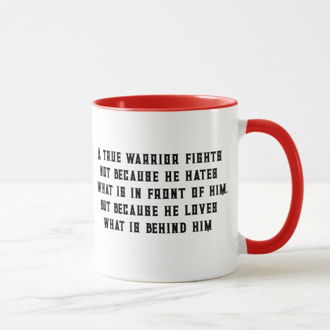 Mug monde des guerriers (Droite)