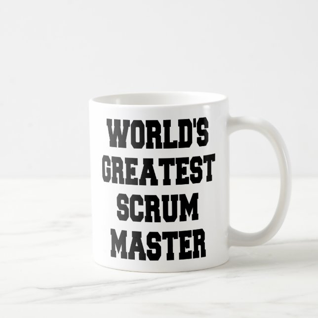 Mug Mondes plus grand Scrum Master (Droite)