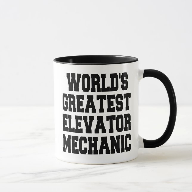 Mug Mondes plus grands ascenseur mécanique (Droite)