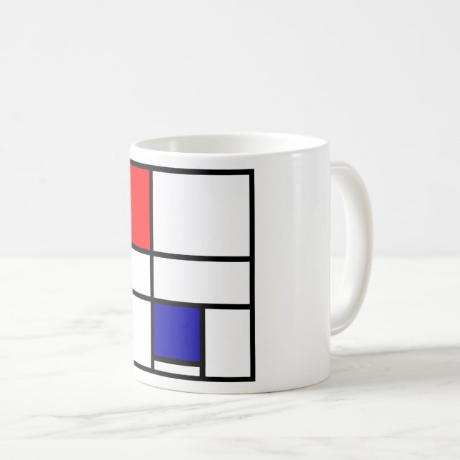Mug Mondrian 3 (Devant droit)
